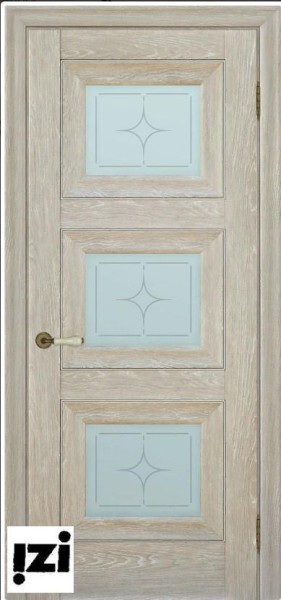 Межкомнатные двери Дверь Pascal 3, дуб седой (ПОС, 2000мм, 38мм, полипропилен, дуб седой)