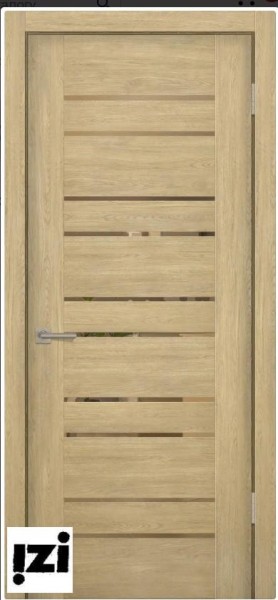 Межкомнатные двери Дверь Mistral 3B, дуб натуральный (ПГ, 2000мм, 38мм, полипропилен, дуб натуральный)