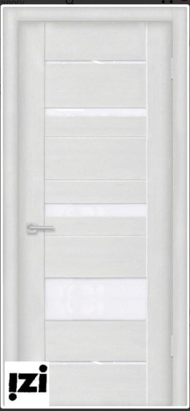 Межкомнатные двери верь Mistral 7W, софт белый (ПГ, 2000мм, 38мм, полипропилен, софт белый)