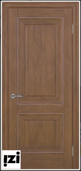 Межкомнатные двери Дверь Pascal 2, каштан ( ПГ, 2000мм, 38мм, полипропилен, каштан)