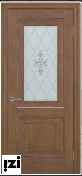 Межкомнатные двери Дверь Pascal 2, каштан (ПОС, 2000мм, 38мм, полипропилен, каштан)