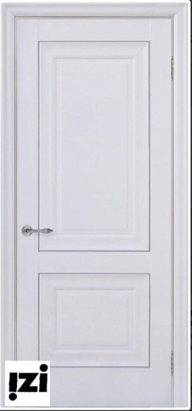 Межкомнатные двери Дверь Pascal 2, белый матовый ( ПГ, 2000мм, 38мм, полипропилен, белый матовый)
