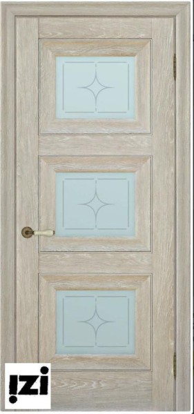 Межкомнатные двери Дверь Pascal 3, дуб седой (ПОС, 2000мм, 38мм, полипропилен, дуб седой)