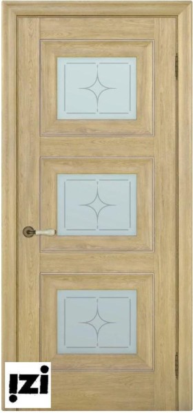 Межкомнатные двери Дверь Pascal 3, дуб натуральный (ПОС, 2000мм, 38мм, полипропилен, дуб натуральный)