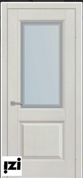 Межкомнатные двериДверь Schlager London, софт белый ПОС, контур мателюкс, 2000мм, 40мм, экошпон, софт белый)