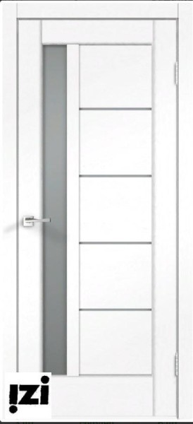 Межкомнатные двери Дверь Дверь PREMIER 3 зеффиро эмалит текстур. ПОС, мателюкс графит, 2000мм, 40мм, экошпон, зеффиро эмалит)