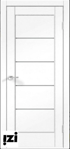 Межкомнатные двери Дверь PREMIER 1 ясень белый структур. ПОС, мателюкс, 2000мм, 40мм, Soft-touch, ясень белый структурный)