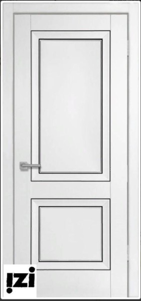 Межкомнатные двери Дверь Бета ПГ, Винил белый ПГ, 2000мм, 38мм, Soft-touch, белый)