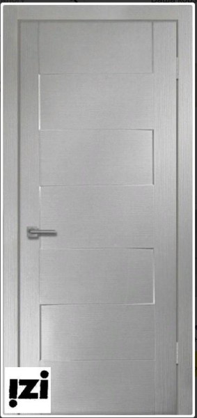 Межкомнатные двери Дверь Пион Ламинатин серый ПГ, 2000мм, 36мм, Ламинатин, серый)