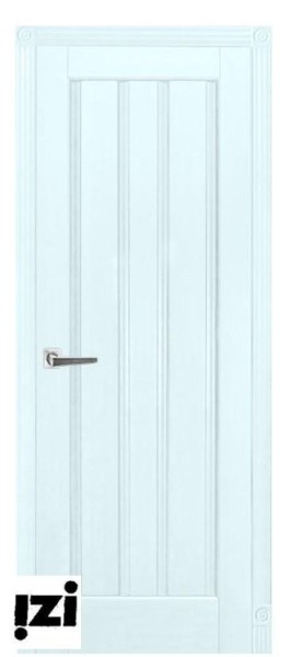Межкомнатные двери ЗАКАЗНАЯ Дверь Версаль нью СКАЙ ПГ, 2000мм, 40мм, натуральный массив ольхи, скай)