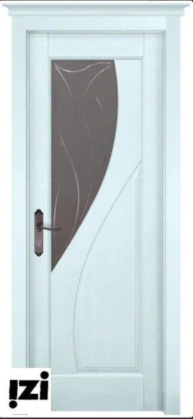 Межкомнатные двери ЗАКАЗНАЯ Дверь Даяна СКАЙ ПОС, 2000мм, 40мм, натуральный массив ольхи, скай)