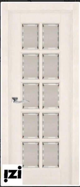 Межкомнатные двери ЗАКАЗНАЯ Дверь Лондон-2 ольха СЛОНОВАЯ КОСТЬ ПОС, 2000мм, 40мм, натуральный массив ольхи, слоновая кость)