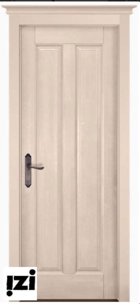 Межкомнатные двери ЗАКАЗНАЯ Дверь Сорренто КРЕМ ПГ, 2000мм, 40мм, натуральный массив ольхи, крем)