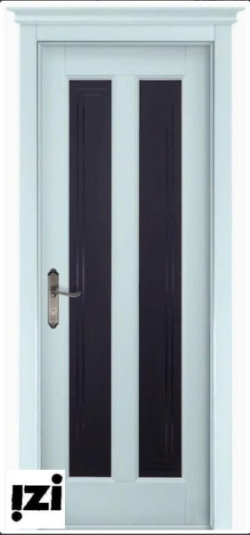 Межкомнатные двери ЗАКАЗНАЯ Дверь Сорренто СКАЙ ПОС, 2000мм, 40мм, натуральный массив ольхи, скай)