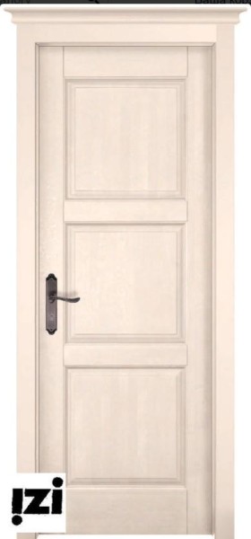 Межкомнатные двери ЗАКАЗНАЯ Дверь Турин ольха КРЕМ ПГ, 2000мм, 40мм, натуральный массив ольхи, крем)
