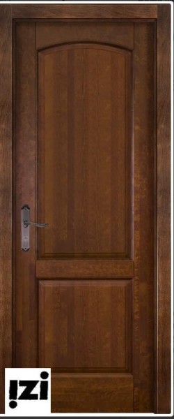 Межкомнатные двери ЗАКАЗНАЯ Дверь Фоборг АНТИЧНЫЙ ОРЕХ (ПО, ПГ, 2000мм, 40мм, натуральный массив ольхи, античный орех)
