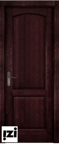 Межкомнатные двери ЗАКАЗНАЯ Дверь Фоборг МАХАГОН ПО, ПГ, 2000мм, 40мм, натуральный массив ольхи, махагон)