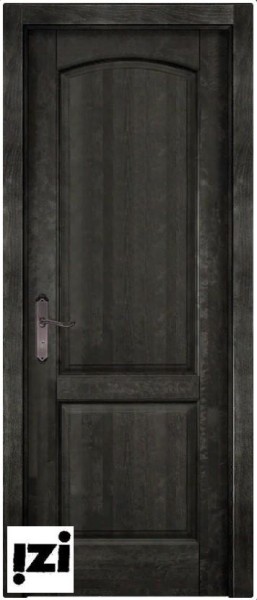 Межкомнатные двери ЗАКАЗНАЯ Дверь Фоборг ГРИС ПО, ПГ, 2000мм, 40мм, натуральный массив ольхи, грис)