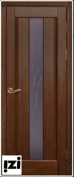 Межкомнатные двери ЗАКАЗНАЯ Дверь Версаль нью структур. АНТИЧНЫЙ ОРЕХ ПО, ПГ, 2000мм, 40мм, натуральный массив сосны структурир., античный орех)
