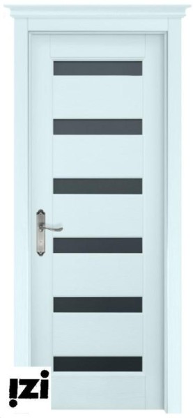 Межкомнатные двери Дверь ЗАКАЗНЫЕ Дверь Палермо структур. СКАЙ (ПОЧ, 2000мм, 40мм, натуральный массив сосны структурир., скай)