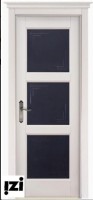 Межкомнатные двери Дверь ЗАКАЗНЫЕ  Дверь Турин структур. БЕЛАЯ ЭМАЛЬ  ПГ, 2000мм, 40мм, натуральный массив сосны структурир., белая эмаль)