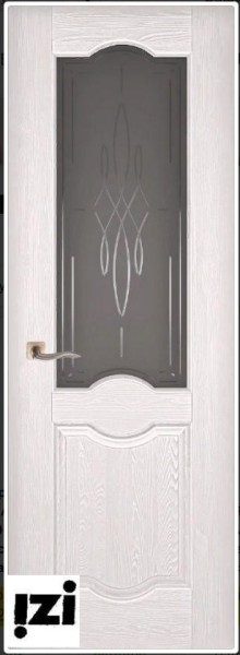 Межкомнатные двери Дверь ЗАКАЗНЫЕ Дверь Феррара структур. БЕЛАЯ ЭМАЛЬ (ПГ, 2000мм, 40мм, натуральный массив сосны структурир., белая эмаль)