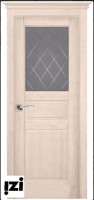 Межкомнатные двери Дверь ЗАКАЗНЫЕ Дверь Доротея структур. КРЕМ ПГ, 2000мм, 40мм, натуральный массив сосны структурир., крем)