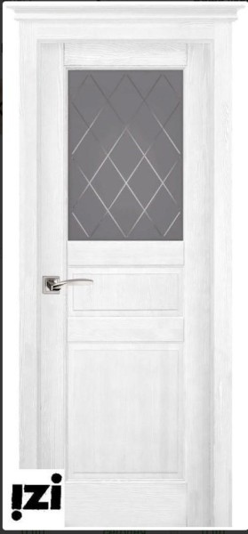 Межкомнатные двери Дверь ЗАКАЗНЫЕ  Дверь Доротея структур. БЕЛАЯ ЭМАЛЬ  ПГ, 2000мм, 40мм, натуральный массив сосны структурир., белая эмаль)
