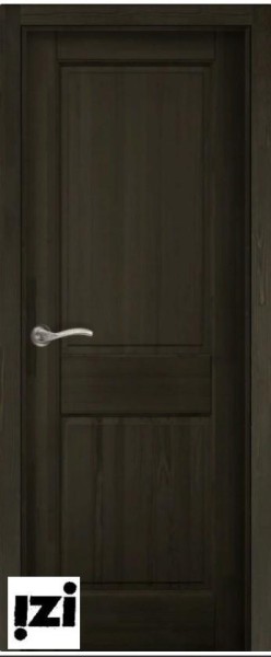 Межкомнатные двери Дверь ЗАКАЗНЫЕ  Дверь Нарвик структур. ЭЙВОРИ БЛЕК ПГ, 2000мм, 40мм, натуральный массив сосны структурир., эйвори блек)