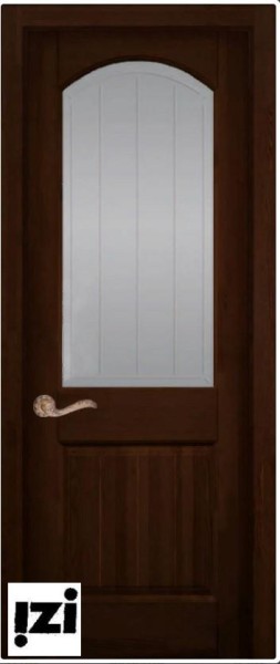 Межкомнатные двери Дверь ЗАКАЗНЫЕ Дверь Осло структур. АНТИЧНЫЙ ОРЕХ , ПГ, 2000мм, 40мм, натуральный массив сосны структурир., античный орех)