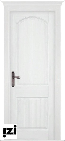 Межкомнатные двери Дверь ЗАКАЗНЫЕ Дверь Осло структур. БЕЛАЯ ЭМАЛЬ  ПГ, 2000мм, 40мм, натуральный массив сосны структурир., белая эмаль)
