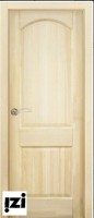 Межкомнатные двери Дверь ЗАКАЗНЫЕ Дверь Осло структур. ЖАСМИН ПГ, 2000мм, 40мм, натуральный массив сосны структурир., жасмин)