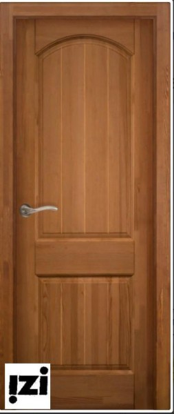 Межкомнатные двери Дверь ЗАКАЗНЫЕ Дверь Осло структур. МЕД ПГ, 2000мм, 40мм, натуральный массив сосны структурир., мед)