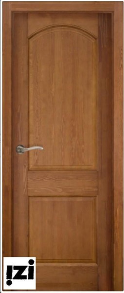 Межкомнатные двери Дверь ЗАКАЗНЫЕ Дверь Осло-2 структур. МЕД  ПГ, 2000мм, 40мм, натуральный массив сосны структурир., мед)