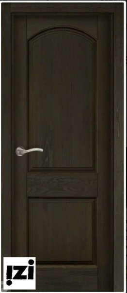 Межкомнатные двери Дверь ЗАКАЗНЫЕ Дверь Осло-2 структур. ЭЙВОРИ БЛЕК ПГ, 2000мм, 40мм, натуральный массив сосны структурир., эйвори блек)