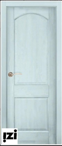 Межкомнатные двери Дверь ЗАКАЗНЫЕ Дверь Осло-2 структур. СКАЙ ПГ, 2000мм, 40мм, натуральный массив сосны структурир., скай)