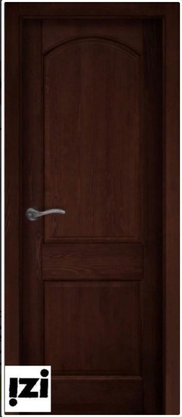 Межкомнатные двери Дверь ЗАКАЗНЫЕ Дверь Осло-2 структур. МАХАГОН ПГ, 2000мм, 40мм, натуральный массив сосны структурир., махагон)