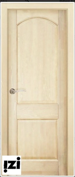 Межкомнатные двери Дверь ЗАКАЗНЫЕ Дверь Осло-2 структур. ЖАСМИН ПГ, 2000мм, 40мм, натуральный массив сосны структурир., жасмин)