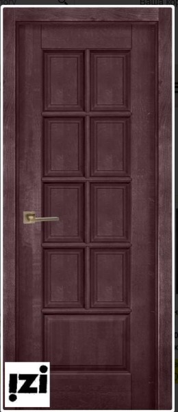 Межкомнатные двери ЗАКАЗНАЯ Дверь Лондон структ. МАХАГОН ПГ, 2000мм, 40мм, массив дуба DSW структурир., махагон)