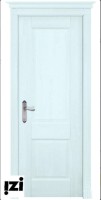 Межкомнатные двери ЗАКАЗНАЯ  Дверь Классика № 1 структ. СКАЙ (ПГ, 2000мм, 40мм, массив дуба DSW структурир., скай)