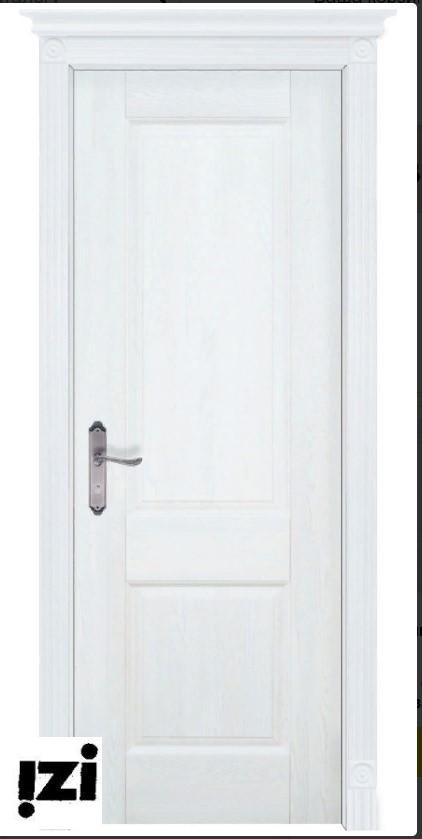 Дверь Классик 4 белая эмаль массив дуба. Пг 2000