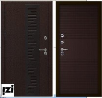 Входные двери ТЕРМОРАЗРЫВ МП TERMAX 909  муар коричневый /венге