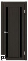 Межкомнатные двери ОПТИМА ПОРТА 522.212 лакобель черная стекло венге серия турин