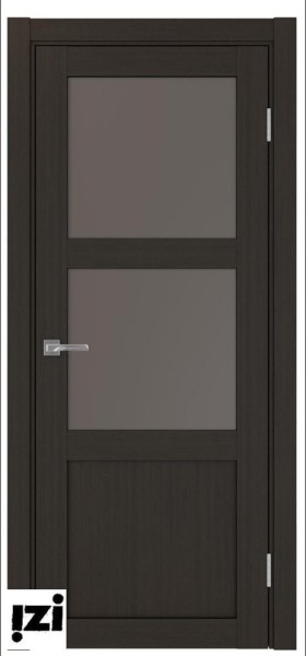 Межкомнатные двери ОПТИМА ПОРТА 530.221 графит стекло венге  серия турин