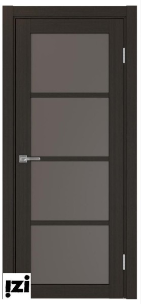 Межкомнатные двери ОПТИМА ПОРТА 540 мателюкс стекло венге  серия турин