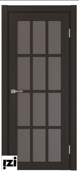 Межкомнатные двери ОПТИМА ПОРТА 542 мателюкс стекло венге  серия турин
