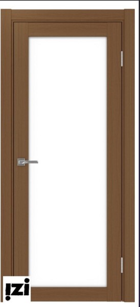 Межкомнатные двери ОПТИМА ПОРТА 501.2 лакобель белая  стекло орех  серия турин