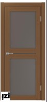 Межкомнатные двери ОПТИМА ПОРТА 520.221 бронза стекло орех серия турин