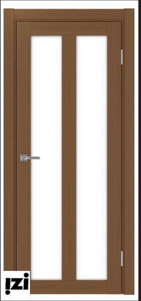 Межкомнатные двери ОПТИМА ПОРТА 521.22 белая лакобель  стекло ПО  орех серия турин