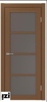 Межкомнатные двери ОПТИМА ПОРТА 540 графит стекло орех серия турин